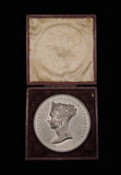 1837 Victoria Visit To The City Of London 61mm Medal By Barber - Cased