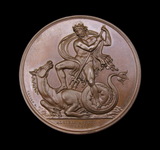 1816 Lord Exmouth & The Bombing of Algiers 41mm Medal - By Brenet