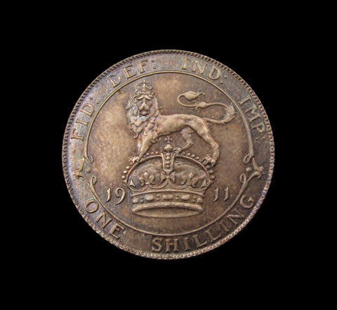 George V 1911 Proof Shilling - FDC