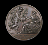 1814 England Gives Peace To The World 41mm Medal - By Mills