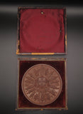 1866 Yorkshire Fine Art & Industrial Exhibition 89mm Medal - By Ottley