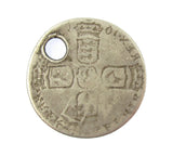 William III 1696 Sixpence - Reverse Brockage
