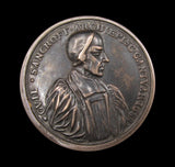 1688 Archbishop Sancroft & The 7 Bishops Silver Cast Medal