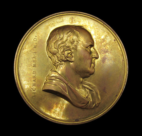 1874 St Thomas's Hospital Richard Mead 73mm Medal - By Wyon