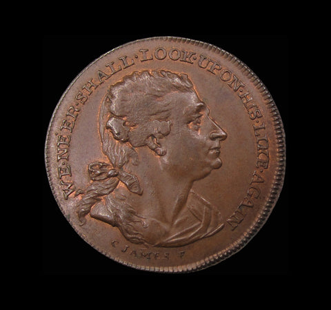 c.1795 Middlesex Sims Halfpenny Token - DH478a - EF