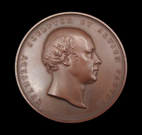 1843 Francis Chantrey Art Union 55mm Medal - By Wyon