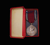 George V 1935 Jubilee Full Sized Medal On Ribbon - Cased