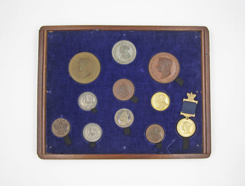 1851-1911 Set Of 11 x Coronation & Jubilee Medals - By Joseph Carter