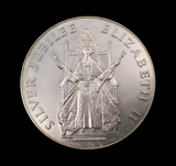 1977 Elizabeth II Silver Jubilee 44mm Silver Medal - By Sindall