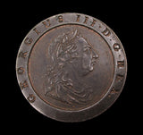 George III 1797 Cartwheel Twopence - GVF