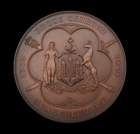 1929 Granting of Charter to Edinburgh Sexcentenary 64mm Medal