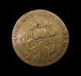 1795 Middlesex George III & Charlotte Brass Halfpenny Token - DH944