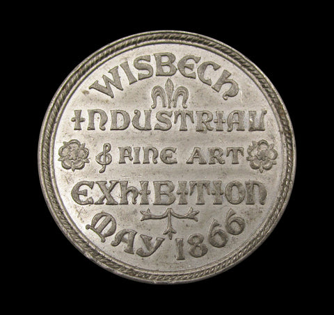 1866 Wisbech Industrial & Fine Art Exhibition 44mm Medal