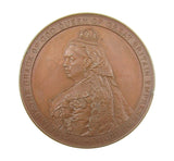 1889 Queen Victoria 70th Birthday 65mm Bronze Medal - By Lauer