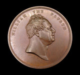 1831 William IV London Bridge Opening 51mm Bronze Medal - By Wyon