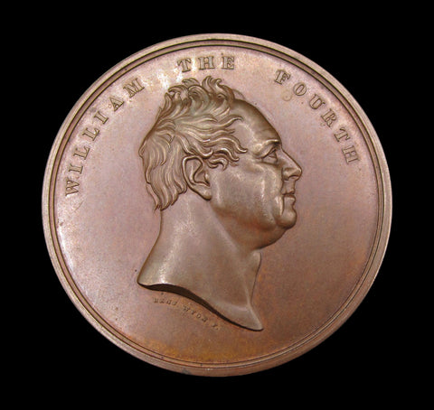 1831 William IV London Bridge Opening 51mm Bronze Medal - By Wyon
