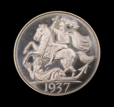 Edward VIII 1937 Silver Proof Fantasy Crown - By Hearn