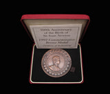 1992 Isaac Newton 350th Anniversary 63mm Medal - By The Royal Mint