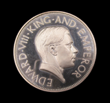 Edward VIII 1937 Silver Proof Fantasy Crown - By Hearn