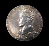 1937 George VI Silver Jubilee Royal Mint 32mm Silver Medal - Boxed