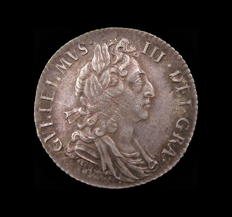 William III 1697 Sixpence - UNC