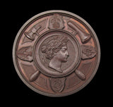 19th Century London Exhibition of Amateur Repousse Work 38mm Medal