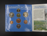 Elizabeth II 1983 8 Coin Brilliant Uncirculated Set - With 'New Pence' Error 2p