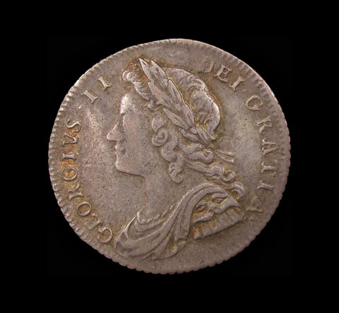 George I 1728 Sixpence - Good Fine