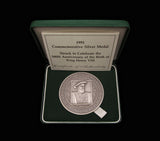 1991 Henry VIII 500th Anniversary Of Birth 63mm Silver Medal - By The Royal Mint
