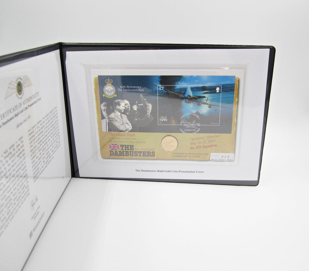 Guernsey 2008 The Dambusters Raid Gold Proof £25 – Coopers Coins