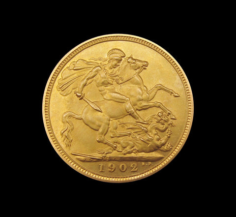 Edward VII 1902 9 Coin Matt Proof Set - Sovereign To Maundy