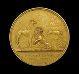 1799 Defence Of Acre 41mm Gilt Bronze Medal - By Mills
