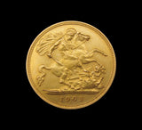 Edward VII 1902 9 Coin Matt Proof Set - Sovereign To Maundy