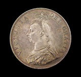 Victoria 1888 Double Florin - A/UNC