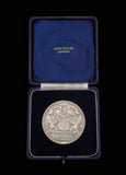 1972 New Stock Exchange Silver Brokers Pass 44mm Medal - Cased