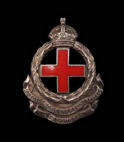 India 1933-1937 Presidency General Hospital Calcutta Silver Badge