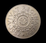 1977 Elizabeth II Silver Jubilee 'Queen's Award' 44mm Silver Medal - Cased