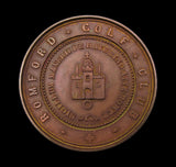 c.1902 Romford Golf Club 45mm Bronze Prize Medal - Cased