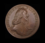 1649 Charles I Death & Memorial 50mm Bronze Medal - By Roettier