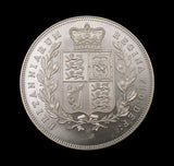 Victoria 1879 Silver Fantasy Pattern Crown - UNC