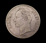 Venezuela 1889 5 Bolivares - VF