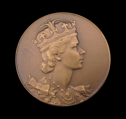 1953 Elizabeth II Coronation 35mm Medal - By Pinches