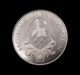 1976 Montreal Olympics British Olympic Association 22mm Platinum Medal