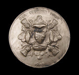 1909 National Rifle Association British Womens Patriotic League 48mm Silver Medal