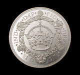 Edward VIII 1937 Silver Fantasy Wreath Pattern Crown - UNC