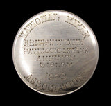 1909 National Rifle Association British Womens Patriotic League 48mm Silver Medal