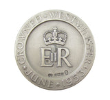 1953 Elizabeth II Coronation 39mm Silver Medal - By Fray