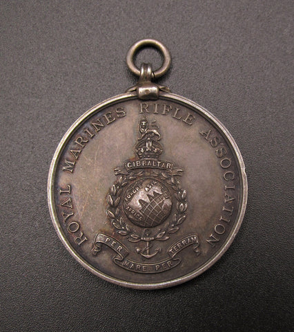 1922 Royal Marines Rifle Association 39mm Silver Medal
