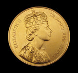 1953 Elizabeth II Coronation 57mm Gilt Bronze Medal - By Spink & Son