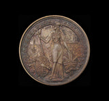 1902 Edward VII Coronation 33mm Silver Medal - By Restall
